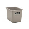 Contenedor GRP rectangular 200 litros modelo alto estándar gris